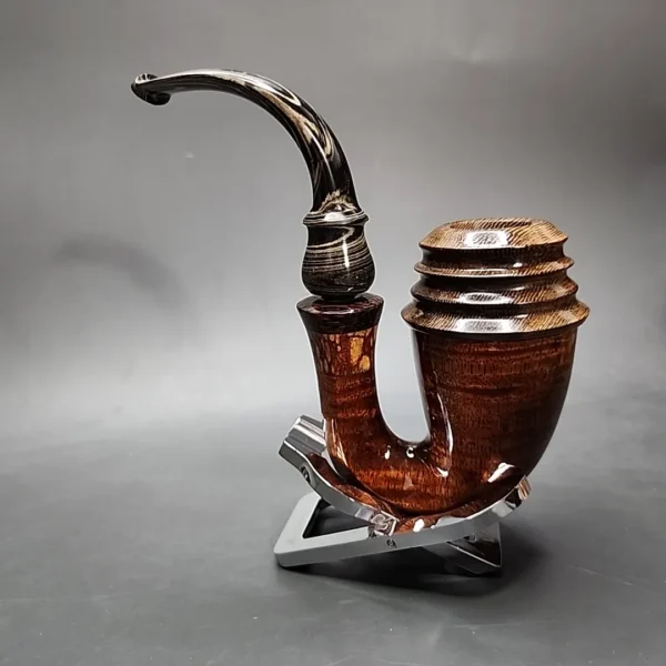 Mutcat Calabash Handmade Pipe, New - Image 7