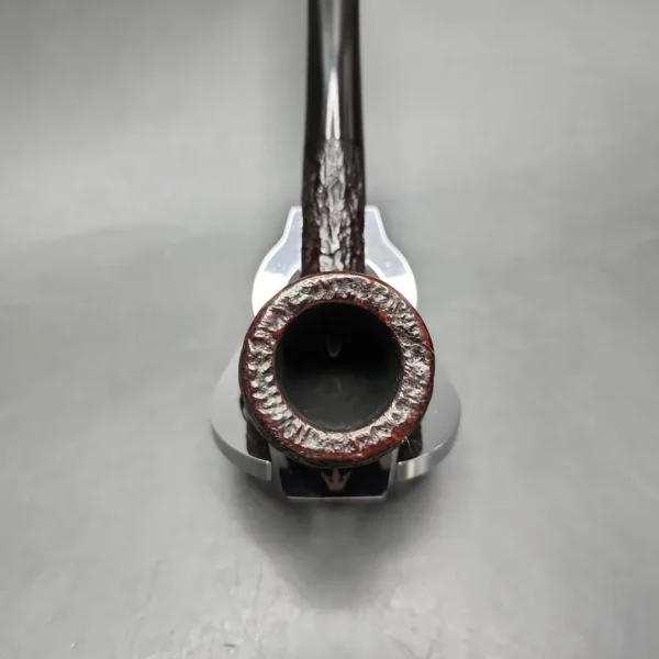 Wilshire Three Dots Rusticated Billiard Estate Briar Pipe, Swiss Estates - Image 7
