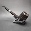 Elwood by Les Wood Silver Cap Canadian Estate Briar Pipe, English Estates - Image 8
