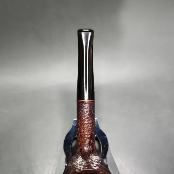 Sasieni 4Dot Ruff Root Dark Sandblasted Billiard Briar Pipe, English Estates - Image 8