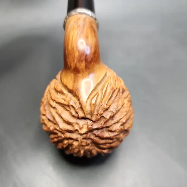 Rolando Negoita Walnut Carved Oom Paul Estate Briar Pipe, American Estates - Image 8