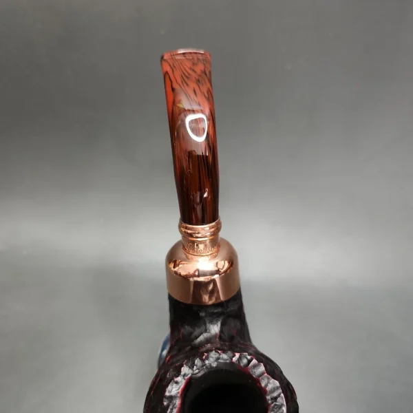 Peterson 2024 Christmas Pipe XL02 Rusticated Apple Briar Pipe, FT, New - Image 8
