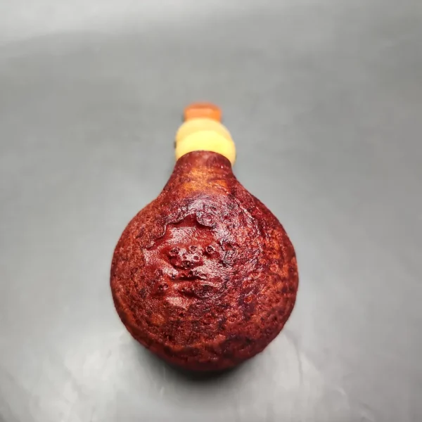 Xin Li Sandblasted Scoop Handmade Briar Pipe, New - Image 8