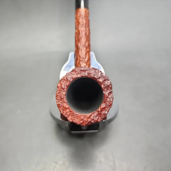 Savinelli Estella 704 KS Rusticated Billiard Estate Briar Pipe, Unsmoked - Image 8