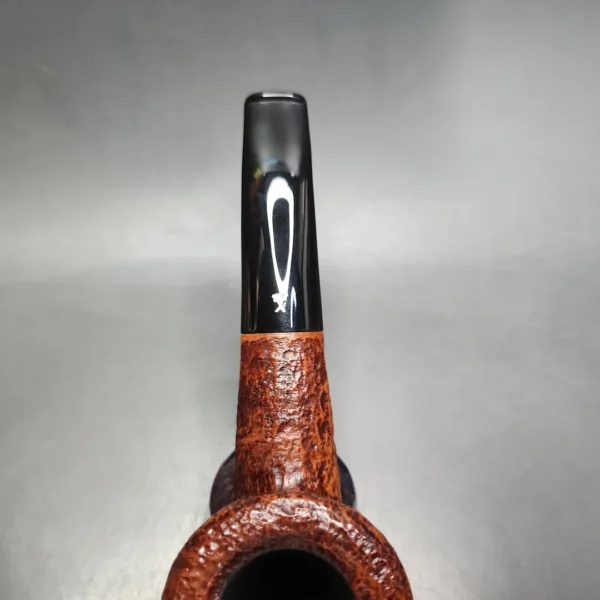 Savinelli Hercules 316 EX Rusticated Bent Pot Briar Pipe, New - Image 8