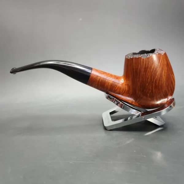 Willmer AAA Straight Grain Bent Apple Estate Briar Pipe, English Estates - Image 8