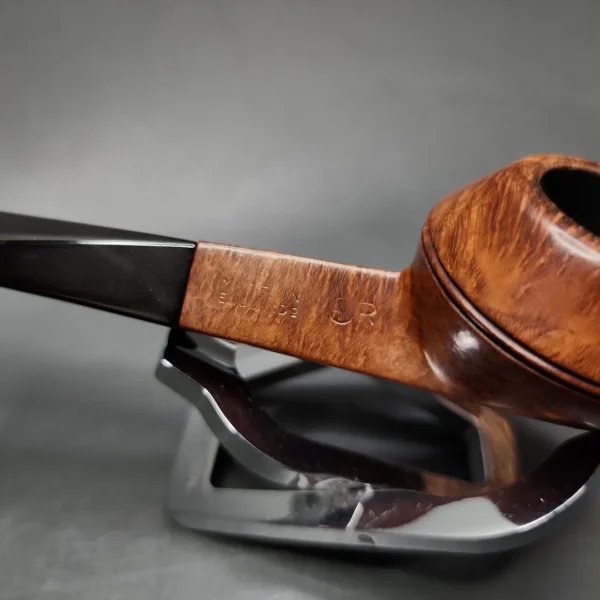 1960 Dunhill Root Briar O Squat Bulldog Estate Briar Pipe, English Estates - Image 8