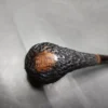Brebbia Lectura Sandblasted Churchwarden Estate Briar Pipe, Italian Estates - Image 8