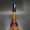 Radice Silk Cut G Sandblasted Dublin w/ Faux Bamboo Estate Briar Pipe, Italian Estates - Image 8