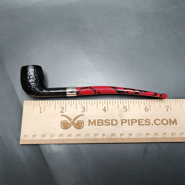 Peterson 2024 Halloween Pipe Sandblasted Billiard Briar Pipe, New - Image 8