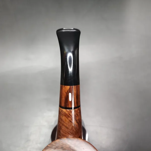 Castello Collection Occho di Pernice Smooth Bent Billiard Estate Briar Pipe, Italian Estates - Image 8
