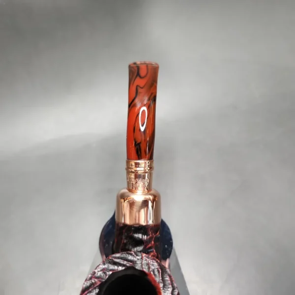 Peterson Christmas Pipe 2024 05 Rusticated Calabash Briar Pipe, FT, New - Image 8