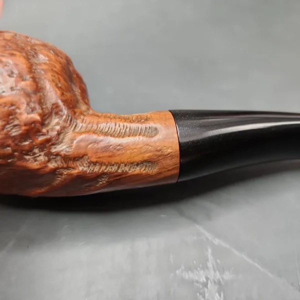 Mincer Era Custom-Bilt Rusticated Author Estate Briar Pipe, American Estates - Image 8