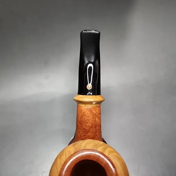 Tommaso Spanu 1999 F2 Smooth Calabash Estate Briar Pipe, Unsmoked - Image 8