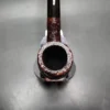 1960 Dunhill Shell 120 Sandblasted Bent Billiard Estate Briar Pipe, English Estates - Image 8