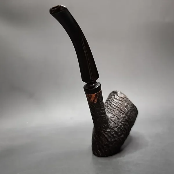 S Bang Pre-1984 Sandblasted Freehand Sitter Estate Briar Pipe, Unsmoked - Image 8