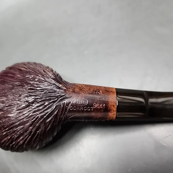 GBD Colossus Rockroot 9643 Rusticated Diplomat Estate Briar Pipe, English Estates - Image 8