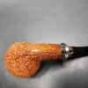 Ser Jacopo Melolontha R2 Rusticated Bent Apple Estate Briar Pipe, Italian Estates - Image 8
