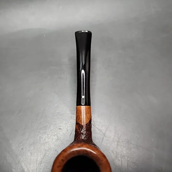 Dunhill Shell 6475 Sandblasted Poker Estate Briar Pipe, English Estates - Image 8