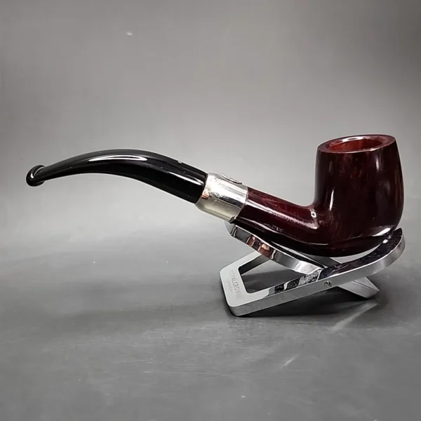 Savinelli 130th Anniversary Smooth Bent Billiard Estate Briar Pipe, 9mm, Unsmoked - Image 8
