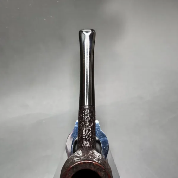 Wilshire Three Dots Rusticated Billiard Estate Briar Pipe, Swiss Estates - Image 8
