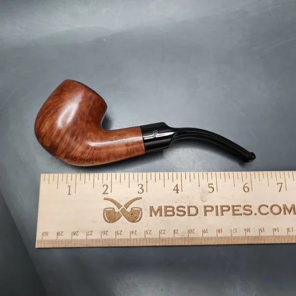 Peterson Clontarf XL90 Smooth Bent Billiard Estate Briar Pipe, Irish Estates - Image 9