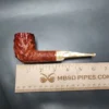 Savinelli Estella 101 Rusticated Billiard Estate Briar Pipe, Unsmoked - Image 9