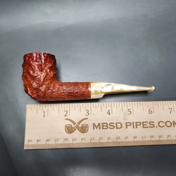 Savinelli Estella 101 Rusticated Billiard Estate Briar Pipe, Unsmoked - Image 9