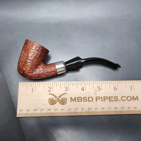 Savinelli Dry System Rusticated Bent Dublin Estate Briar Pipe, 6mm, Italian Estates - Image 9