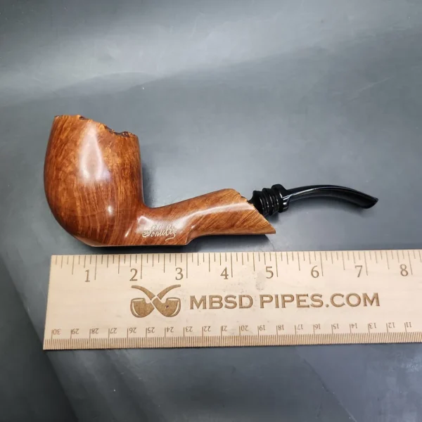 Max Schulte / Schulte's Smooth Freehand Sitter Estate Briar Pipe, American Estates - Image 9