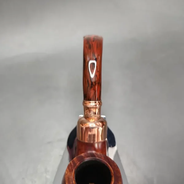 Peterson 2024 Christmas Pipe 221 Smooth Bent Billiard Briar Pipe, FT, New - Image 9