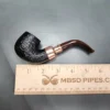 Peterson 2024 Christmas Pipe 221 Sandblasted Bent Billiard Briar Pipe, FT, New - Image 9
