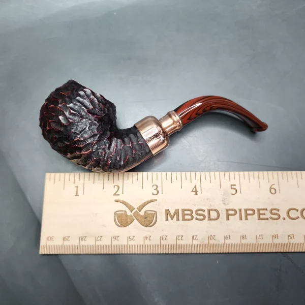 Peterson Christmas Pipe 2024 XL02 Rusticated Apple Briar Pipe, FT, New - Image 9