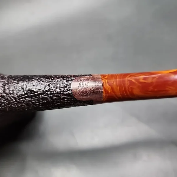 2002 JT Cooke Sandblasted Dunhill LC Estate Briar Pipe, American Estates - Image 9