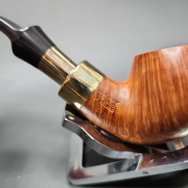 Peterson 03S Gold Spigot Bent Apple Estate Briar Pipe, Irish Estates - Image 9