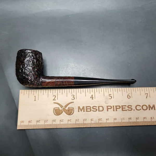 Astleys Rusticated Lightweight Billiard Estate Briar Pipe, English Estates - Image 9