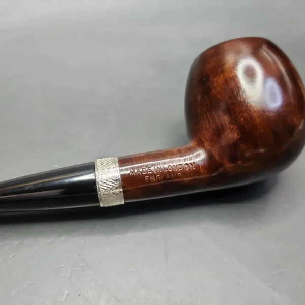 Jacobean Original by Les Wood, Smooth Apple Estate Briar Pipe, Unsmoked - Image 9