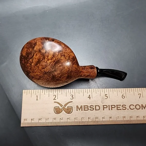 Poul Hansen Smooth Volcano / Ukulele Estate Briar Pipe, Danish Estates - Image 9