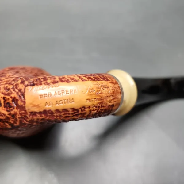 Early Ser Jacopo Pulchra Sandblasted Calabash Estate Briar Pipe, Italian Estates - Image 9