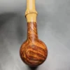 Wandi Riyadi Smooth Bamboo Billiard Handmade Briar Pipe, New - Image 9