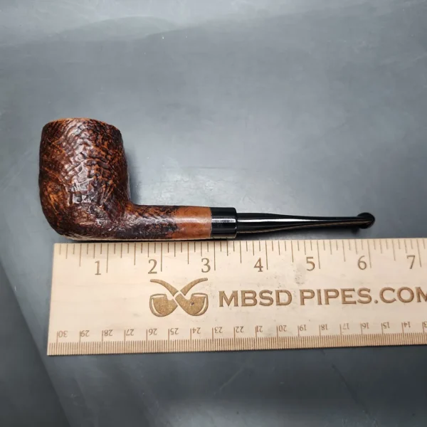 John Peel by Barling Sandblasted Billiard Estate Briar Pipe, English Estates - Image 9
