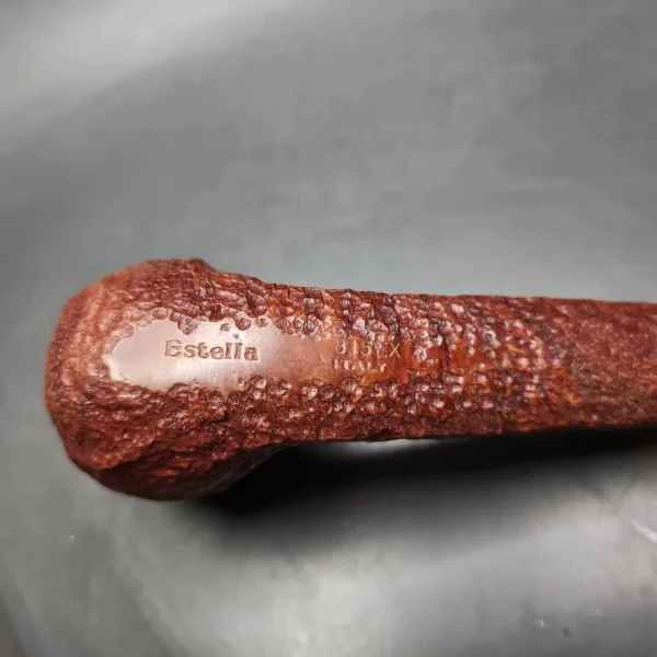 Savinelli Estella 815 EX Rusticated Lumberman Estate Briar Pipe, Italian Estates - Image 9