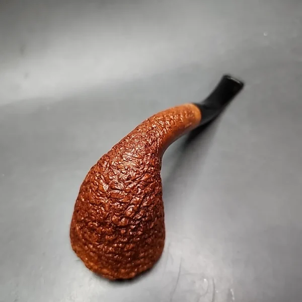 Don Carlos 2 Note Rusticated Bent Dublin Estate Briar Pipe, Italian Estates - Image 9