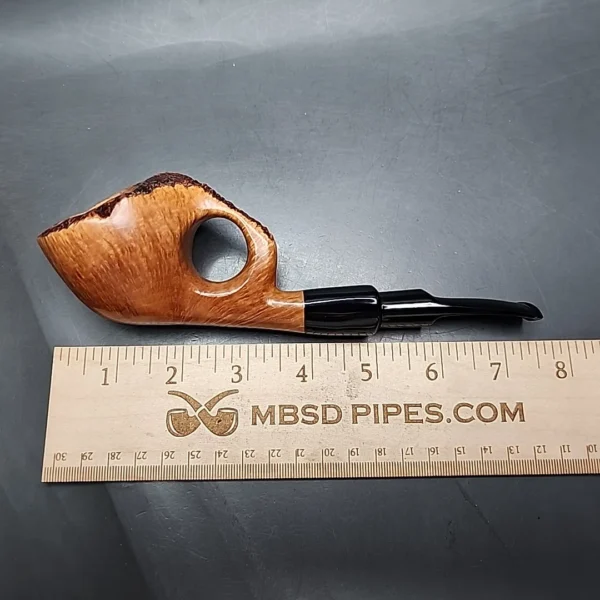 Sumer Smooth Freehand Estate Briar Pipe, 9mm - Image 9
