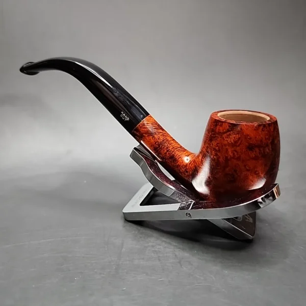 Chacom Centenaire Smooth Bent Billiard Estate Briar Pipe, Unsmoked - Image 9