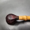 1952 Dunhill Shell Whangee Sandblasted Billiard Estate Briar Pipe, English Estates - Image 9