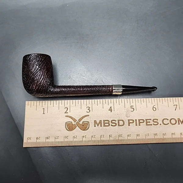 Sasieni Four Dot Amesbury Rusticated Canadian Estate Briar Pipe, English Estates - Image 9