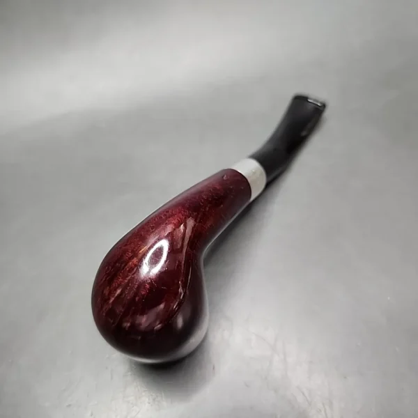 Savinelli 130th Anniversary Smooth Bent Billiard Estate Briar Pipe, 9mm, Unsmoked - Image 9