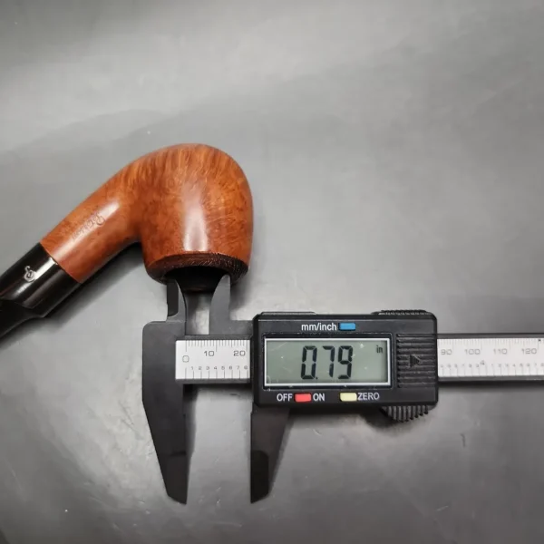 Peterson Clontarf XL90 Smooth Bent Billiard Estate Briar Pipe, Irish Estates - Image 10