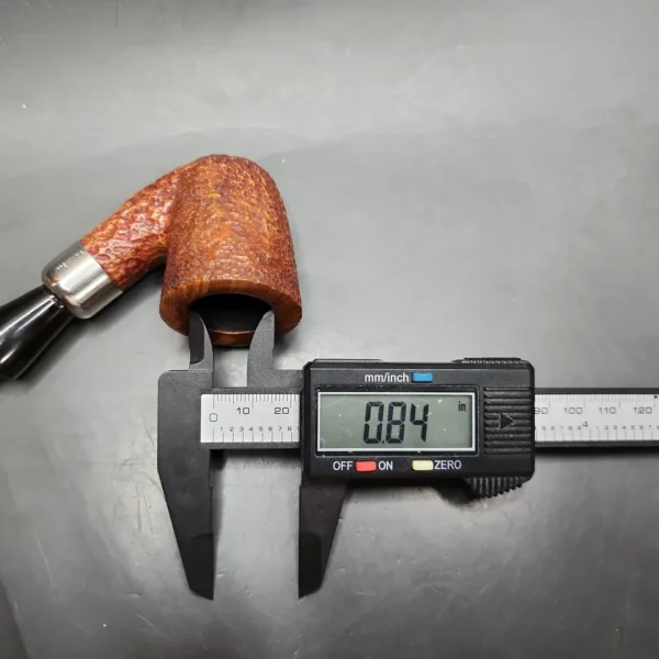 Savinelli Dry System Rusticated Bent Dublin Estate Briar Pipe, 6mm, Italian Estates - Image 10